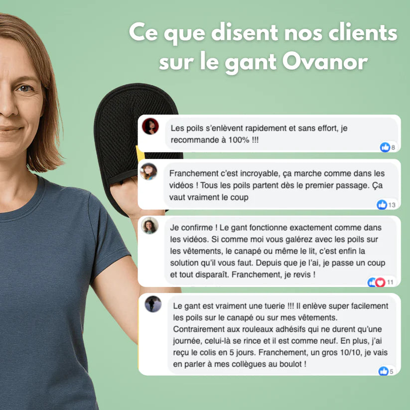 Gant attrape-poils